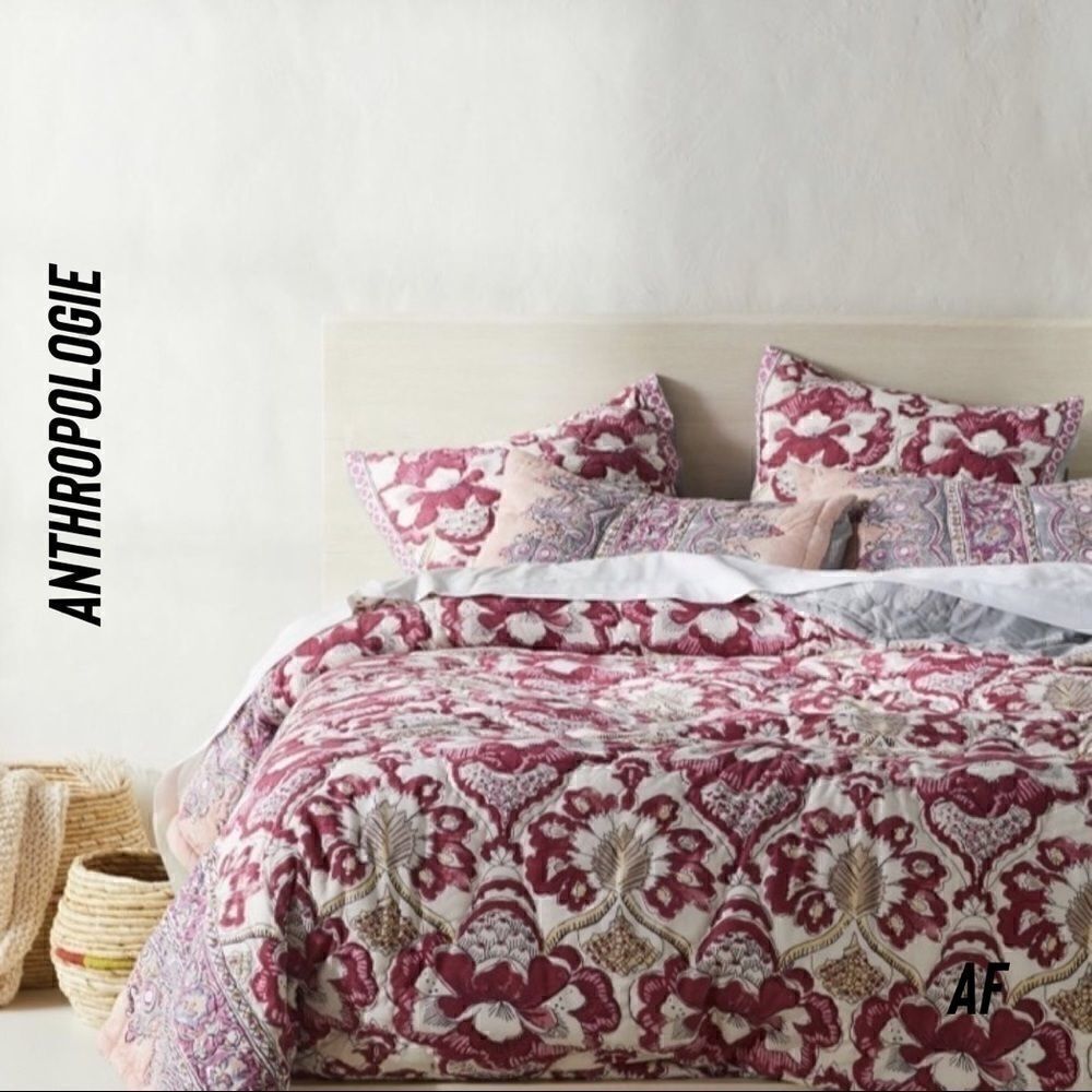 ANTHROPOLOGIE ZADIE QUILT QUEEN NEW